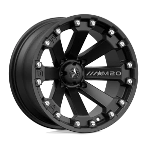 MSA Offroad Wheels – M20 KORE – Black – 14″x7″ -52mm – All weather Wheels – M20-14710